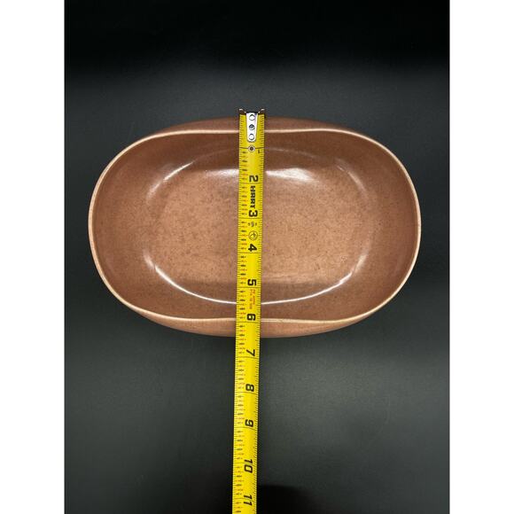 Vintage MCM Russell Wright Steubenville Coral Serving Bowl with Folded Edge - Picture 6 of 6